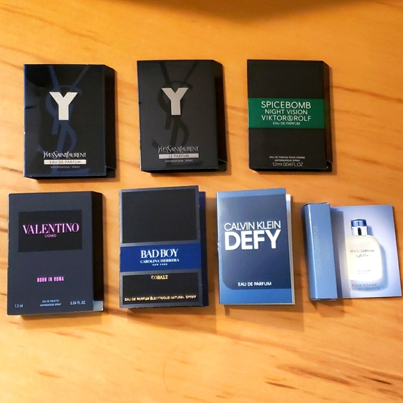 Yves Saint Laurent Other 7 Piece Mens Fragrance Sampler Set Poshmark
